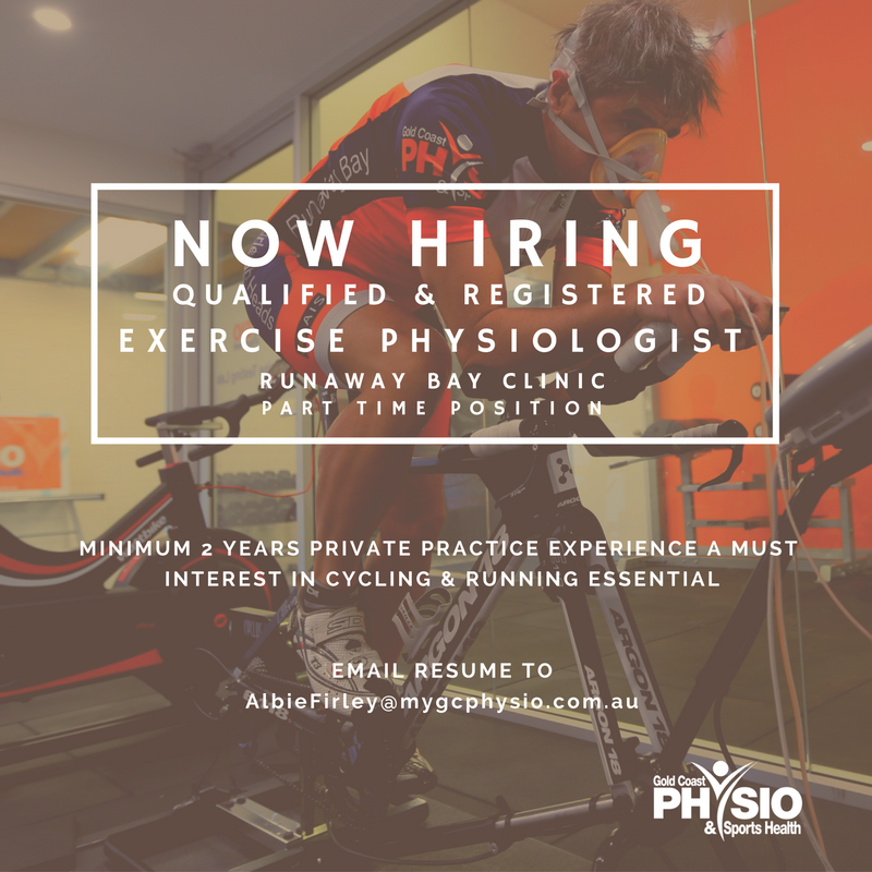 Exercise Physiologist wanted Gold Coast Sports Physio Gold Coast