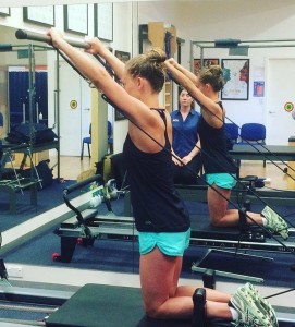 emma siddle pilates at gold coast physio & sports health