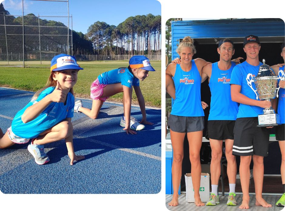 Happy Athletes on the Gold Coast